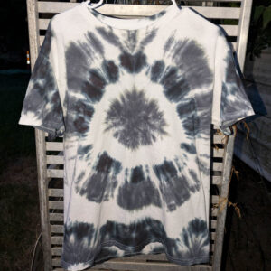 Grey and Black Bullseye (Large) Unisex T-shirt