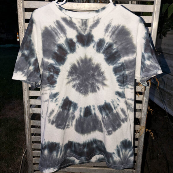 Grey and Black Bullseye (Large) Unisex T-shirt