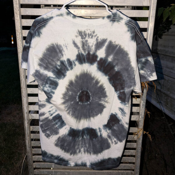 Grey and Black Bullseye (Large) Unisex T-shirt - Image 2