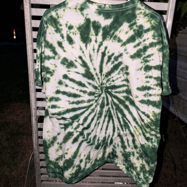 Green Spiral (X-Large) Unisex T-Shirt - Image 2