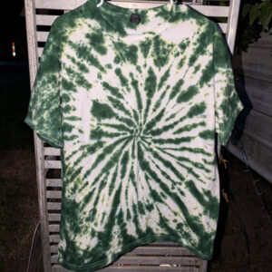 Green Spiral (X-Large) Unisex T-Shirt