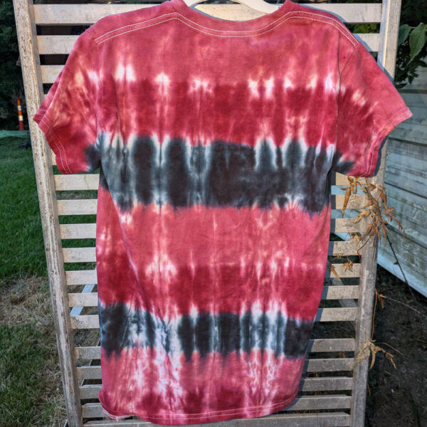 Red and Black Stripe (Small) Unisex T-Shirt - Image 2